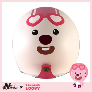 NIKKO N401 韓國ZANMANG LOOPY 聯名安全帽 送防水長鏡片 LOOPY 3/4罩 半罩 附發票