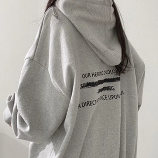【CHAOO】帽T 連帽衛衣 長袖上衣 美式復古 美式帽t 灰色帽t 潮牌衣服 oversize 下半身失蹤 冬天帽t