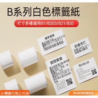 臺灣原廠公司貨 B21 B21s 精臣 標籤紙 姓名貼 商用貼紙 B3S 圓形貼紙 透明貼紙 標籤機貼紙