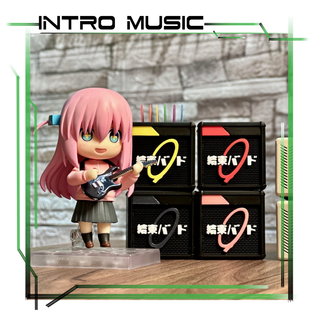 INTRO MUSIC || 孤獨搖滾-結束樂團 音箱造型 彈片 Pick 收納盒