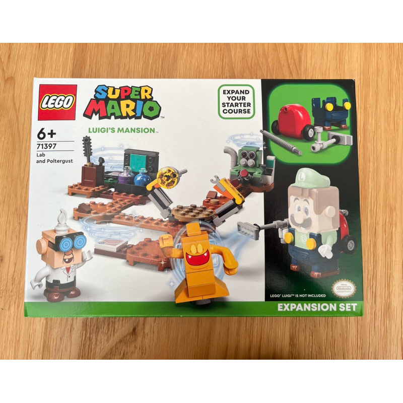 LEGO 71397 路易吉洋樓 實驗室和鬼怪吸塵器 瑪利歐