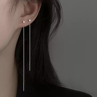 [ Ruò ] 甜姐兒 小方塊耳線性感耳環 女耳環 耳線 造型耳環