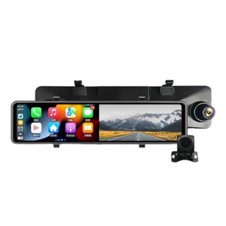 【極度風速】飛樂CAP66 CarPlay/Android Auto 4K高畫質 雙鏡頭行車紀錄器 電子後視鏡 贈64G