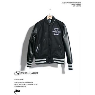 aes 11aw issue - baseball jacket. baseball jacket (black S)