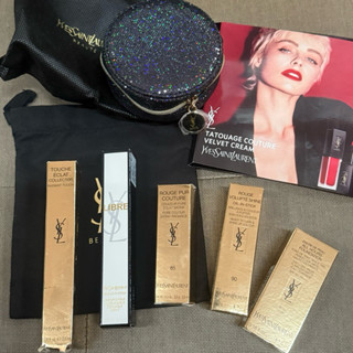全新過期品【YSL 聖羅蘭】情桃誘光水唇膏/奢華緞面唇膏/恆久完美無瑕粉底/自由不羈淡香精