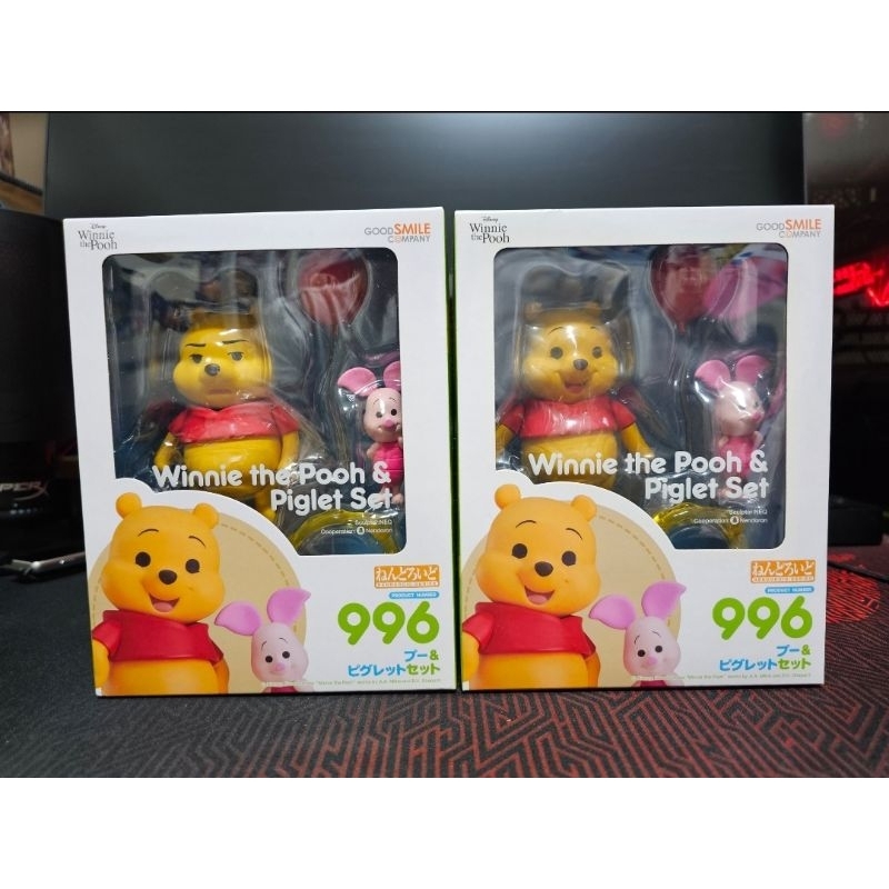 GSC 日版 黏土人 小熊維尼＆小豬套組