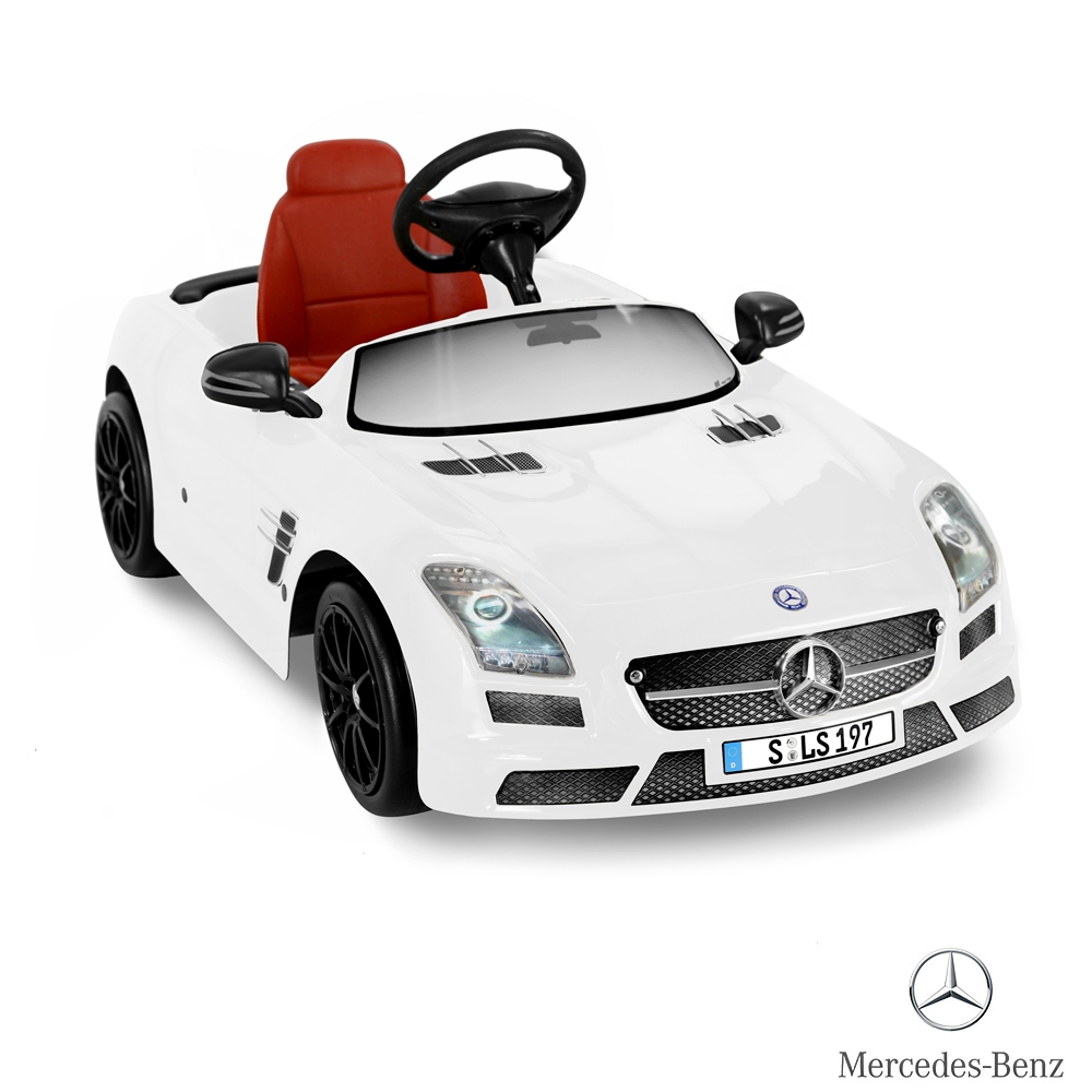 【BENZ賓士】SLS AMG義大利原裝進口兒童電動車(原車縮小比例)