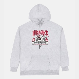 Thrasher x Toy Machine Monster Gram - Ash Grey 連帽上衣