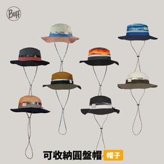 [BUFF] 可收納圓盤帽 登山帽 戶外帽 漁夫帽 遮陽帽 透氣 抽繩 可調式 防曬 抗UV UPF50