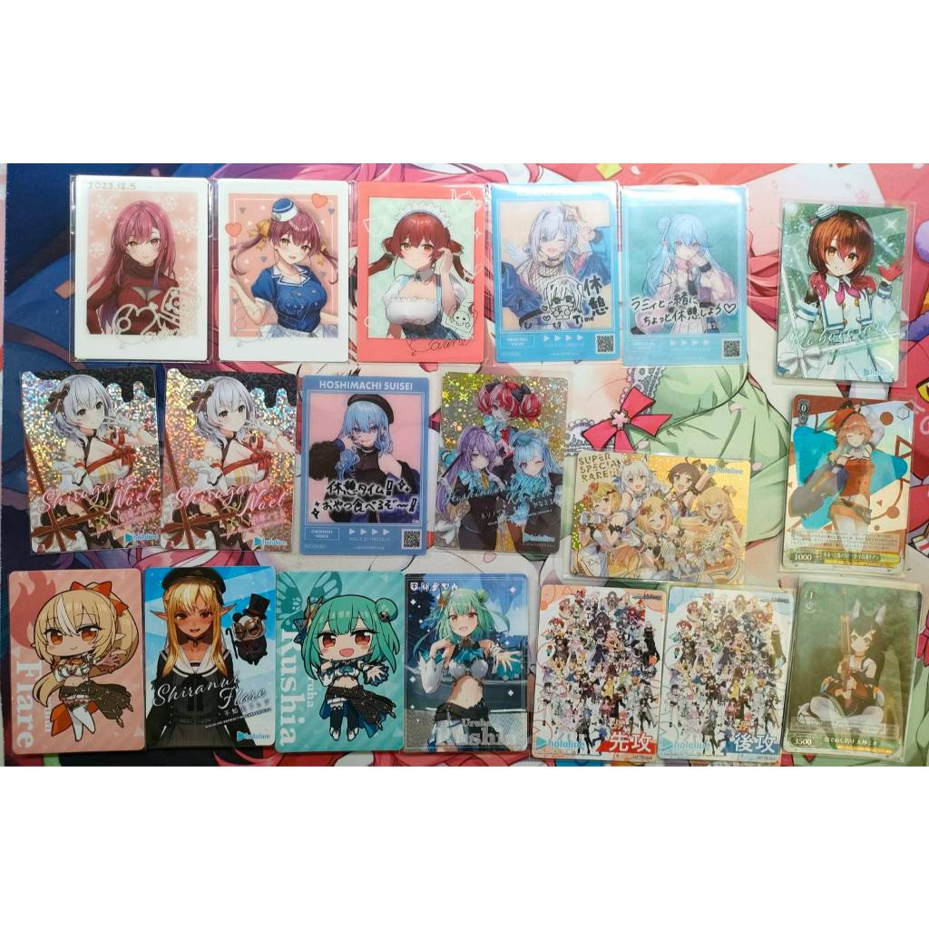 22年12月Hololive 全家LAWSON限定 拍立得 蘿蔔子梅露Azki瑪琳星街櫻巫女姬森貓又戌神沁音