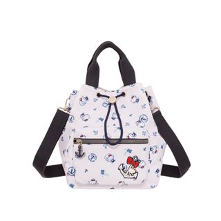 【Hello Kitty】皇家航海-束口水桶包-白 KT03J05WT