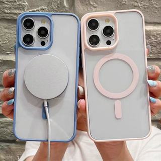 高透不發黃 磁吸無線充 手機殼 適用於 蘋果 iPhone 16 15 14 13 12 11 Pro Max 磁吸殼