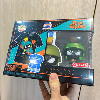 [李大] 正版現貨 Funko POP 樂一通 火星人馬文 金屬版 + Tee 怪物奇兵 Target現限定