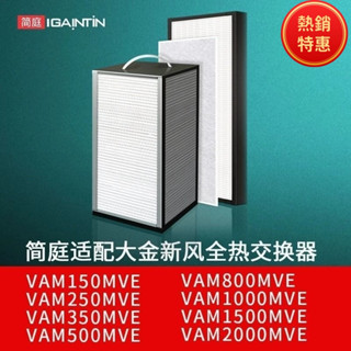 促銷 熱賣*適配大金新風全熱交換器初效過濾網VAM350 250 150 500GMVE粗濾棉 廠家直銷其他型號聯繫客服