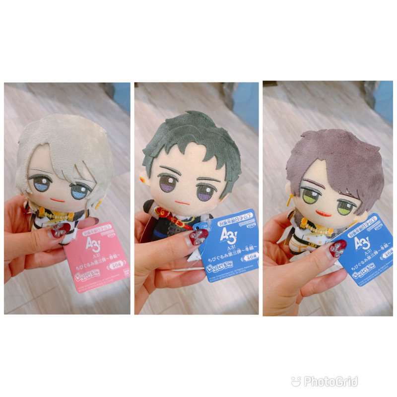 日版 A3! 滿開劇團 景品 娃娃 玩偶 春組 希特隆 碓冰真澄 皆木綴 夏組 瑠璃川幸 三好一成 皇天馬