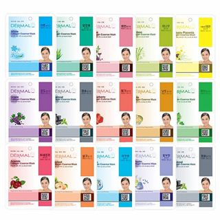 【DERMAL】面膜 保濕／美白／緊緻／清潔／調理1片入｜韓國人氣冠軍 高CP 天然萃取 保濕 D280876