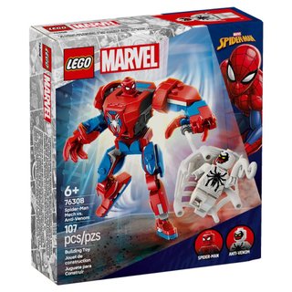 LEGO樂高 76308 Super Heroes超級英雄系列 - 蜘蛛人機甲大戰反猛毒