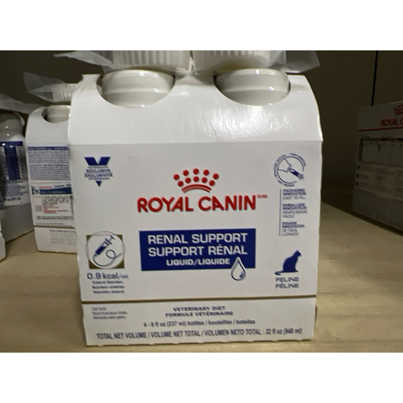 ko zoo 法國皇家 ICU 犬貓重症營養補給 貓用腎臟 狗用腎臟配方營養液 237ml/瓶 4入