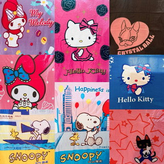 全新 現貨 Hello kitty 美樂蒂 史努比 毛毯 CRYSTAL BALL Malis 卜力貓毛毯 好收納
