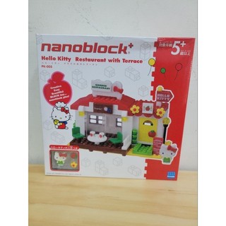 nanoblock 迷你積木-Hello Kitty 露台餐廳 PK-005（盒損）