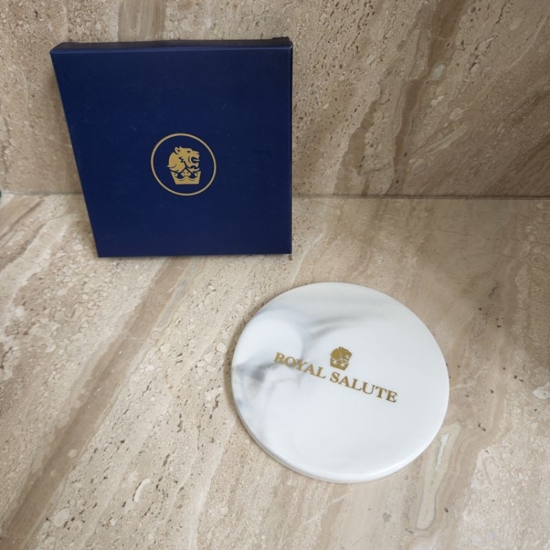 皇家禮炮 Royal Salute 陶瓷上釉杯墊 絕版品 防滑 陶瓷 杯墊 酒吧 最低價