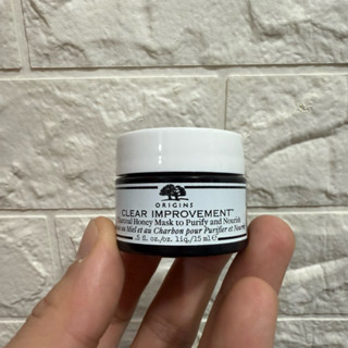 ❤️ORIGINS品木宣言 泥娃娃活性碳蜂蜜面膜15ml 小樣旅行組旅行瓶