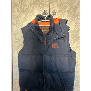 Superdry 極度乾燥 羽絨背心 M號