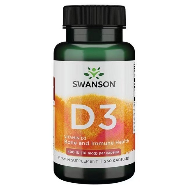 現貨 Swanson 維他命D3 400IU 250顆 美國代購