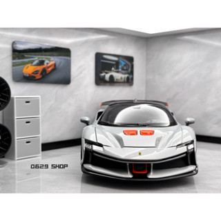 1/18 FERRARI SF90 XX STRADALE 法拉利模型車 收藏品 擺設裝飾 超跑模型1：18送禮男生禮物