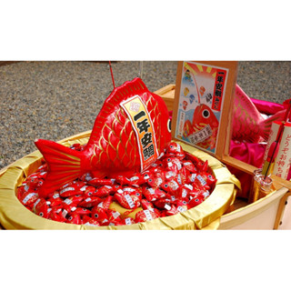 日本代購 日本川越冰川神社鯉魚御守 現貨