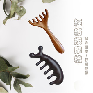 嘉義出貨 {臺灣收納王} 頭部按摩梳 魚形檀木梳 按摩器頭部梳 頭皮原木梳 綠檀梳子 魚型按摩梳 經絡按摩梳 加厚梳柄
