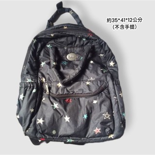 Roland 品牌 背包 後背包 包包 雲朵 空氣 星星 黑色 媽媽包