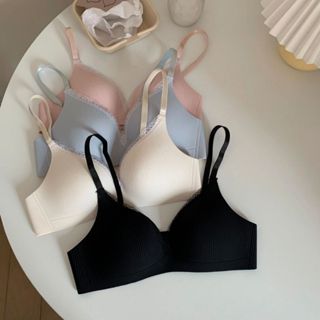 【Start日韓係女裝】日系少女薄款無痕內衣 無鋼圈內衣 聚攏內衣 舒適透氣 女生文胸 胸罩 防下垂內衣 素色內衣