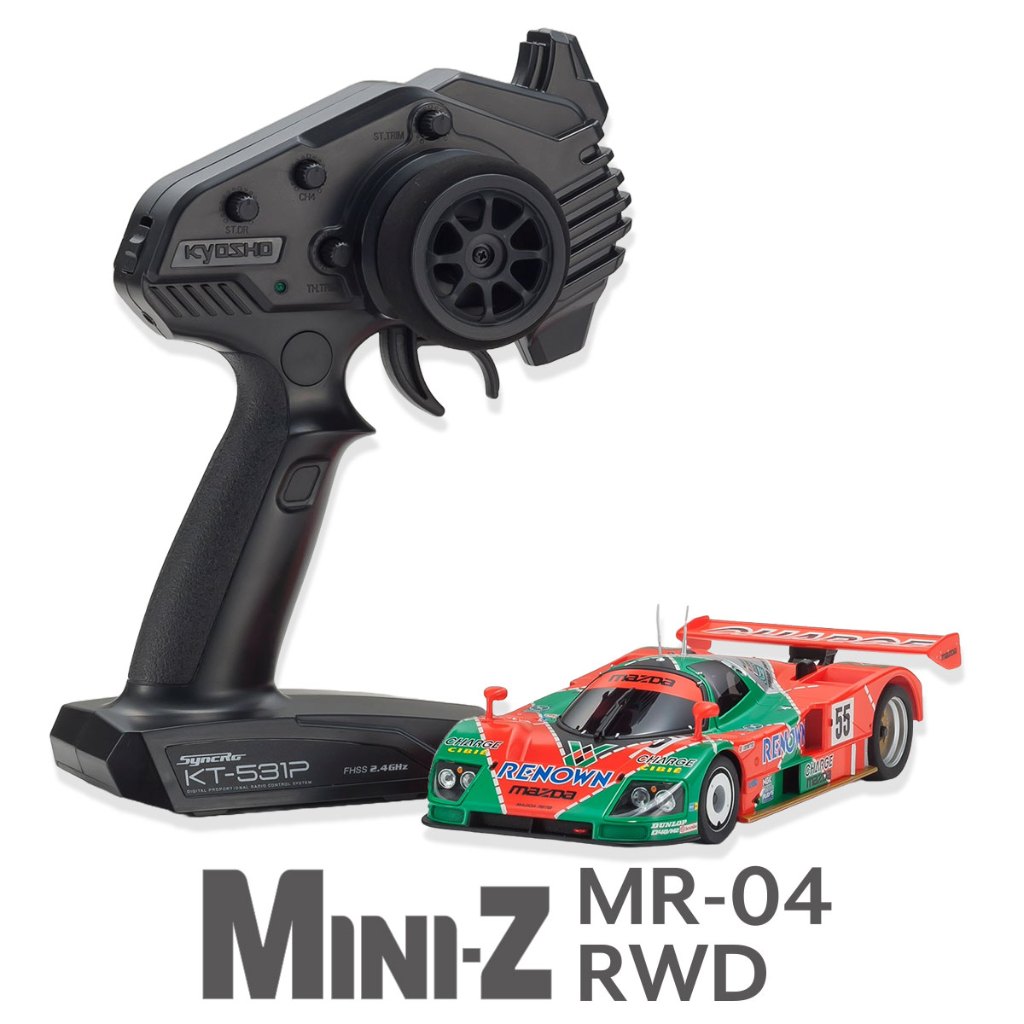 ホビーラジコン Kyosho Mini-Z MR-02LM Mazda 787B 2.4ghz ASC MR-03W-LM MAZDA 787B Test Car MZPP323T - KYOSHO RC