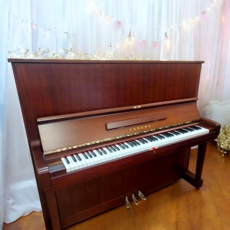YAMAHA U5日本原裝鋼琴/台北桃園中壢平鎮青埔二手中古鋼琴/木色鋼琴/古典鋼琴/原廠認證鋼琴/平台鋼琴三角鋼琴
