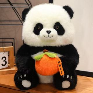 【限時折扣】柿子熊貓 熊貓玩偶 安撫娃娃 模擬娃娃 抱枕娃娃 熊貓娃娃 睡覺抱枕 熊貓抱枕 可愛娃娃 毛絨娃娃 生日禮物
