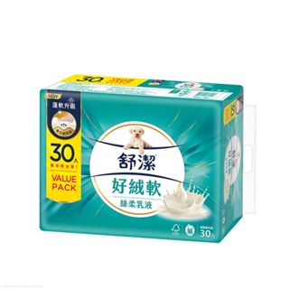 舒潔 絲柔乳液抽取衛生紙超值包-100PCx30包【家樂福】
