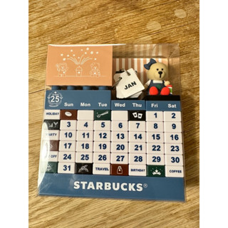 Starbucks 星巴克 臺灣限定 25週年小熊萬年曆 （女）現貨