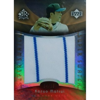 2005 UPPER DECK 大都會隊 松井稼頭央 球衣卡 限量34/50張
