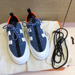 Hermès 愛馬仕 Duel 藍白拼色運動鞋/休閒鞋