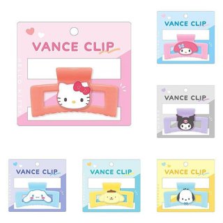 ♥小公主日本精品♥Hello Kitty 美樂蒂 酷洛米 大耳狗 布丁狗 帕恰狗 造型鯊魚夾 髮夾 髮飾 大臉造型 ~3
