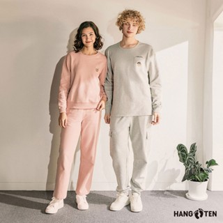 【Hang Ten】男款-JOGGER FIT-華夫格純棉側邊口袋束口長褲(多色選)