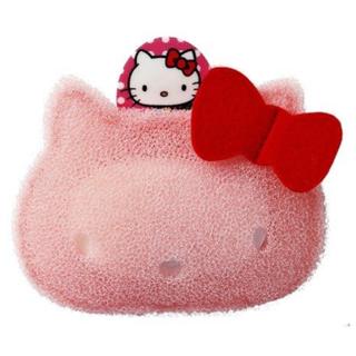 【模型君】凱蒂貓 Hello Kitty 造型海綿(粉色) 日本製