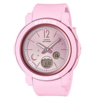 【CASIO 卡西歐】BABY-G 閃耀星月 迷人光彩 甜心粉 BGA-290DS-4A 41.5mm