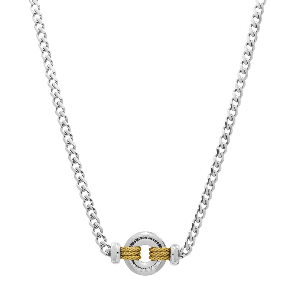 CHARRIOL 夏利豪 Infinity Zen Necklaces - New 鋼索項鍊 08-401-1232-5