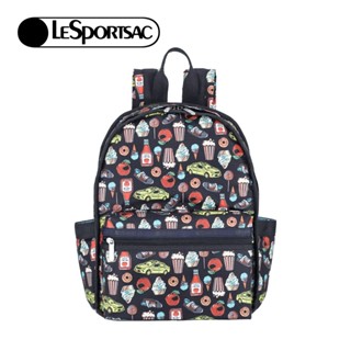 |快速出貨|Lesportsac Route Small Backpack 小型健行後揹包/ 紐約風美食插畫