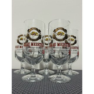 稀有 日本製 KIRIN 麒麟 BRAU MEISTER 釀造職人 高腳皮爾森型 啤酒杯