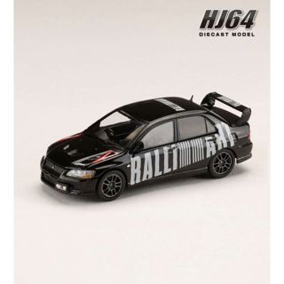 Hobby JAPAN 1/64 三菱 LANCER EVOLUTION 7 GSR 拉力版 紫晶珍珠黑 東海模型