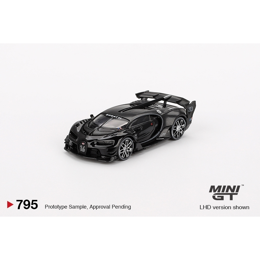 +小玩家+ MINI GT #795 Bugatti Vision Gran Turismo Black 左駕 現貨