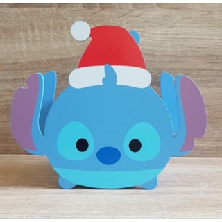 正版 Tsum 史迪奇聖誕風造型筆筒 -木製筆筒》Disney 迪士尼 滋姆 辦公室好心情收納盒置物盒 新品禮物臺灣製